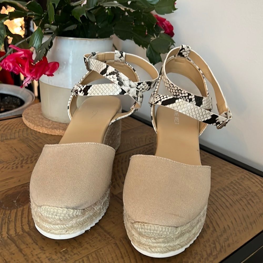 Nine West platform sandals